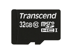Bild von Transcend TS32GUSDC10 Speicherkarte 32 GB MicroSDHC NAND Klasse 10