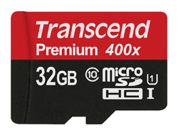 Bild von Transcend 32GB microSDHC Class 10 UHS-I Klasse 10