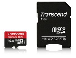 Bild von Transcend 16GB microSDHC Class 10 UHS-I MLC Klasse 10