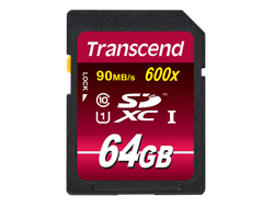 Bild von Transcend TS64GSDXC10U1 Speicherkarte 64 GB SDXC MLC Klasse 10