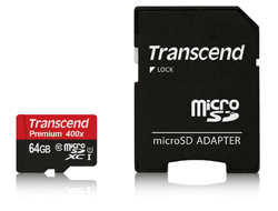 Bild von Transcend TS64GUSDU1 Speicherkarte 64 GB MicroSDXC MLC Klasse 10