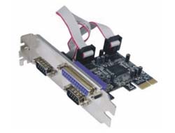 Bild von M-Cab Schnittstellenkarte PCIe - 2x Seriell - 1x Parallel