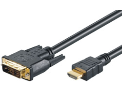 3M HDMI to DVI-D cable - Gold