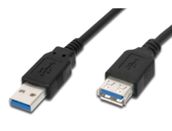 Bild von M-Cab USB 3.0 Kabel - A/A - St/Bu - 1.80m - schwarz