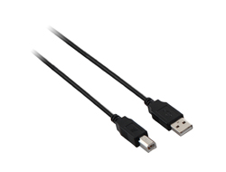 V7 USB-Kabel A/B - USB A/USB B 3m schwarz