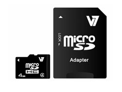 MICROSD CARD 4GB SDHC CL4