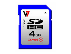 Bild von V7 SDHC Speicherkarte 4GB Class 4