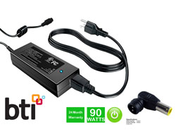 Bild von BTI AC-2090121 Laptop AC Adapter Netzteil & Spannungsumwandler Drinnen 90 W Schwarz