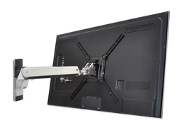 Bild von Ergotron Interactive Arm, VHD Flachbildschirm-Tischhalterung 152,4 cm (60&quot;) Wand Aluminium, Schwarz