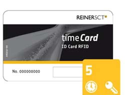 Bild von Reiner timeCard 5 Kontaktlose Chipkarte mit Annäherung