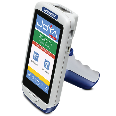 Bild von Datalogic Joya Touch Plus Handheld Mobile Computer 10,9 cm (4.3 Zoll) 854 x 480 Pixel Touchscreen 305 g Blau, Grau