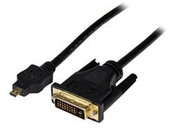 1M MICRO HDMI TO DVI-D CABLE