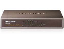 Bild von TP-Link TL-SF1008P Netzwerk-Switch Unmanaged Fast Ethernet (10/100) Power over Ethernet (PoE) Olive