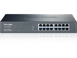 Bild von TP-Link TL-SG1016DE Netzwerk-Switch Managed L2 Gigabit Ethernet (10/100/1000) Schwarz