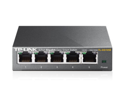 Bild von TP-Link TL-SG105E Netzwerk-Switch Managed L2 Gigabit Ethernet (10/100/1000) Schwarz