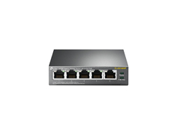 Bild von TP-Link TL-SG1005P Netzwerk-Switch Unmanaged Gigabit Ethernet (10/100/1000) Power over Ethernet (PoE) Schwarz