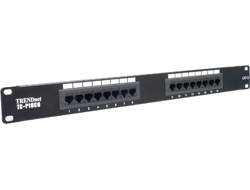 Bild von Trendnet 16-port Cat6 Unshielded Patch Panel, 10/100/1000Base-T(X), Gigabit Ethernet, Cat6, ANSI/EIA/TIA 568-B.2-1 ISO/IEC 11801
